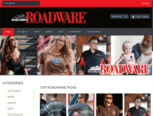 Tablet Screenshot of easyridersroadware.com